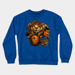 Red Backed Vole (floating) - AI Art Crewneck Sweatshirt